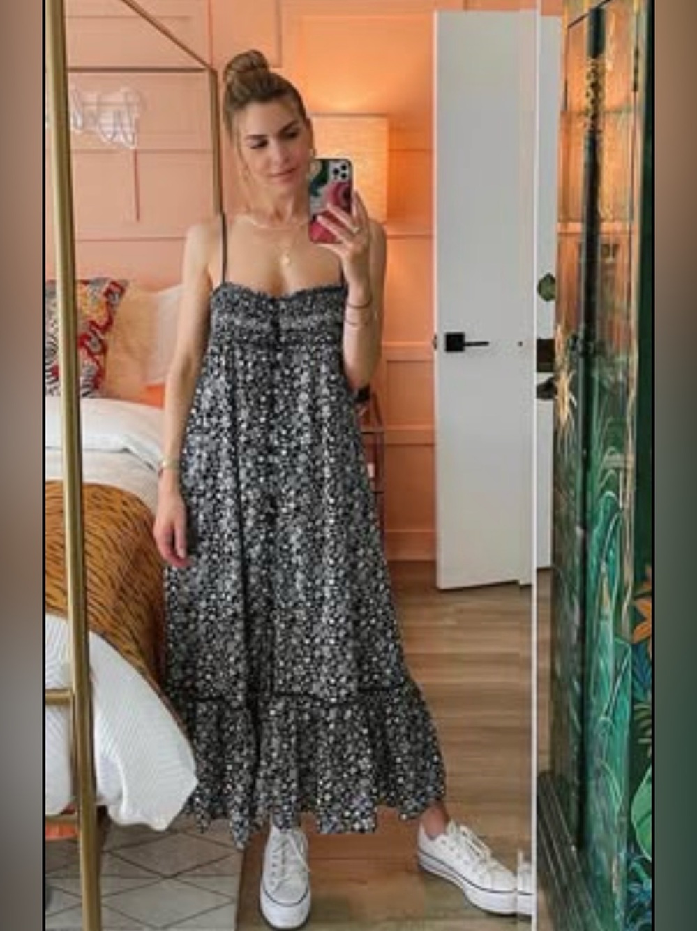 Free People Molly Jo Midi Dress size S